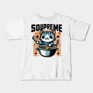 Feline Chef's Soupreme Kids T-Shirt